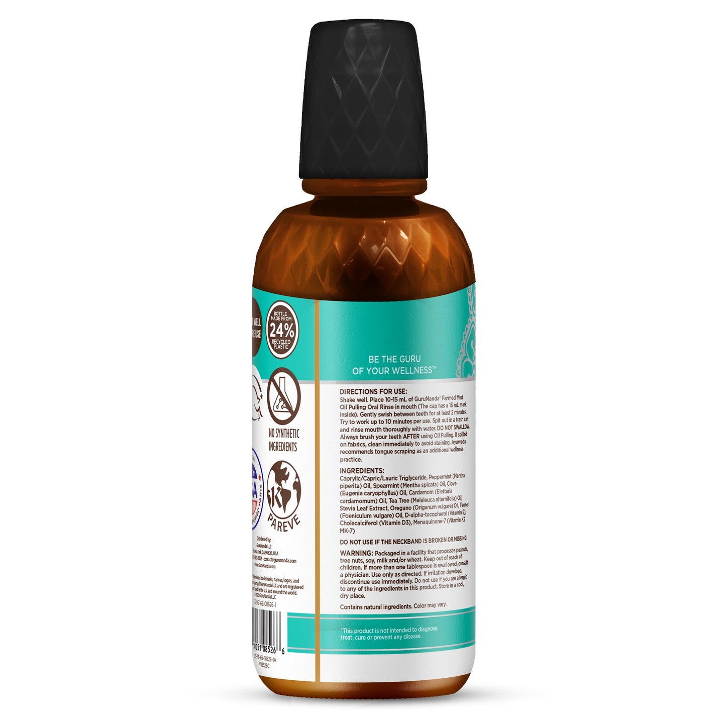 Coconut + Mint Pulling Oil with Essential Oils & Vitamins - 1 Pk