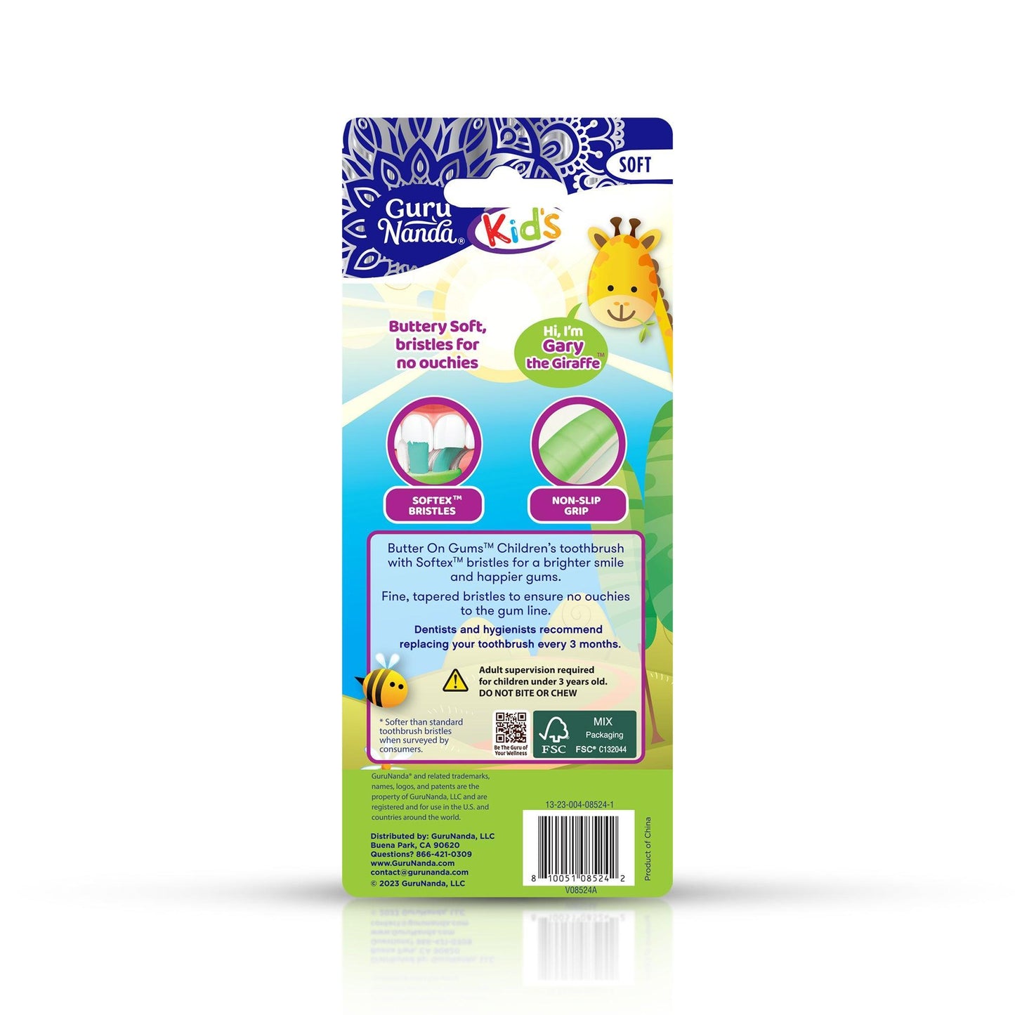 Kids Butter on Gums Toothbrush ¨C 4 Pack