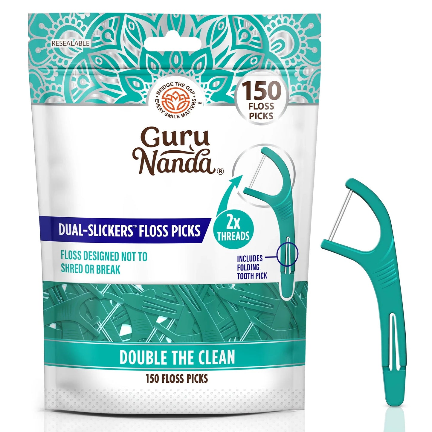 Dual-Slickers Floss Picks (150 count)