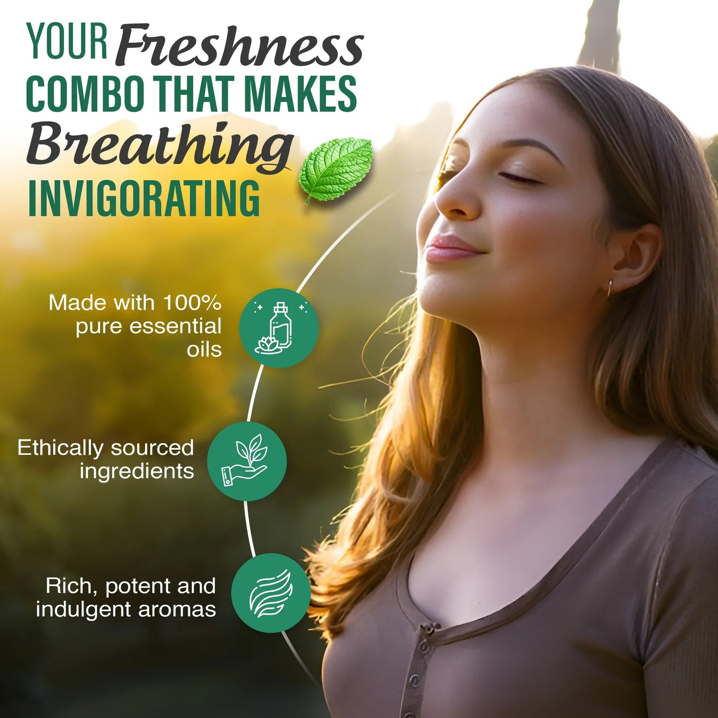 Breathe Essential Oils, 10 ML - 3 PK