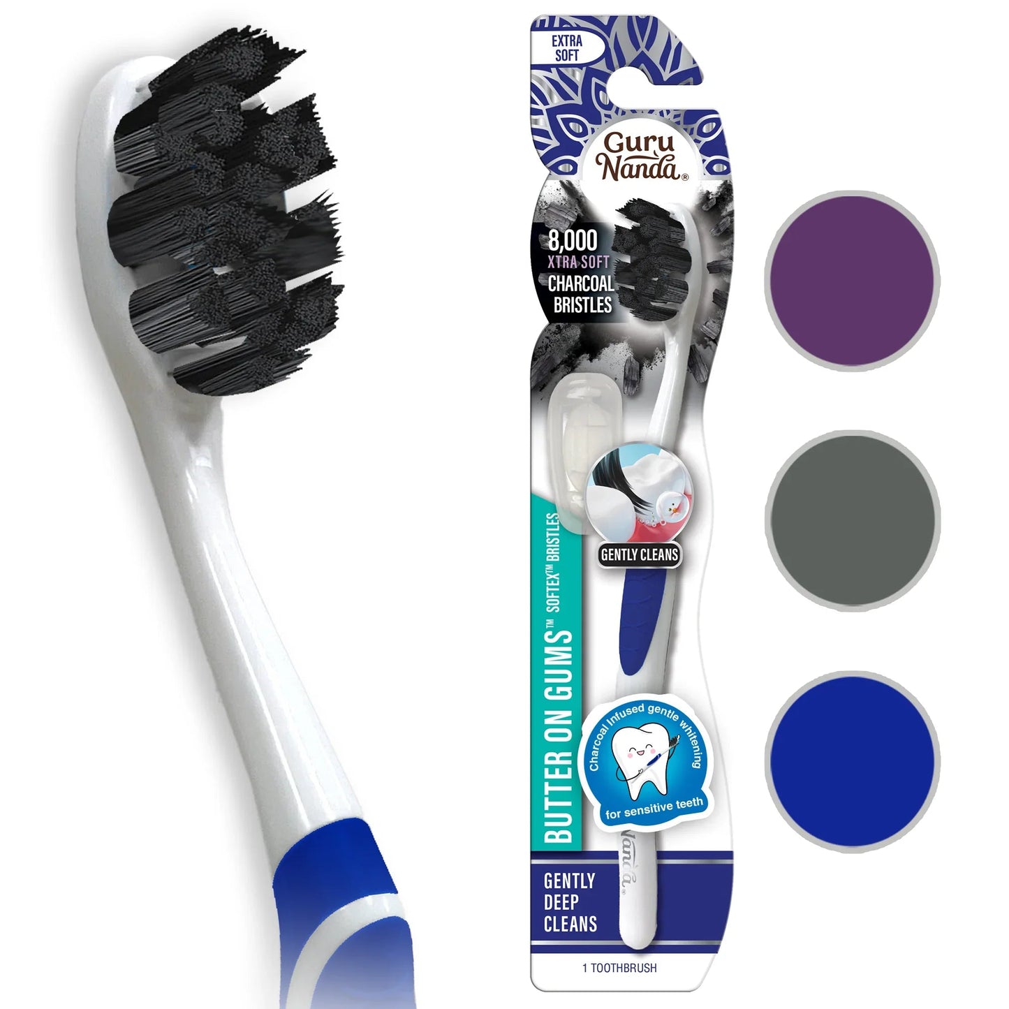 Butter On Gums Charcoal Toothbrush