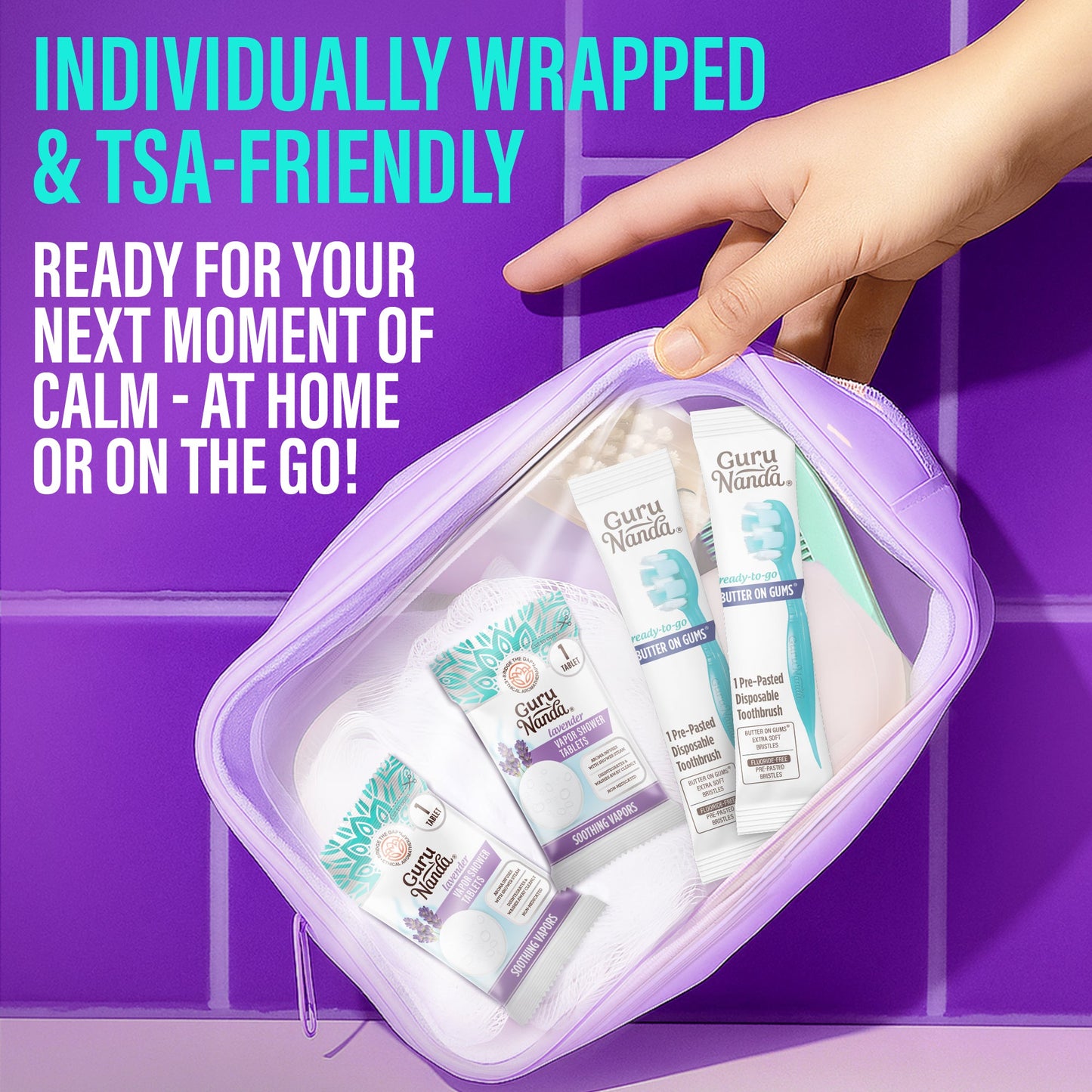 Lavender Vapor Shower Tablets - 5 Count