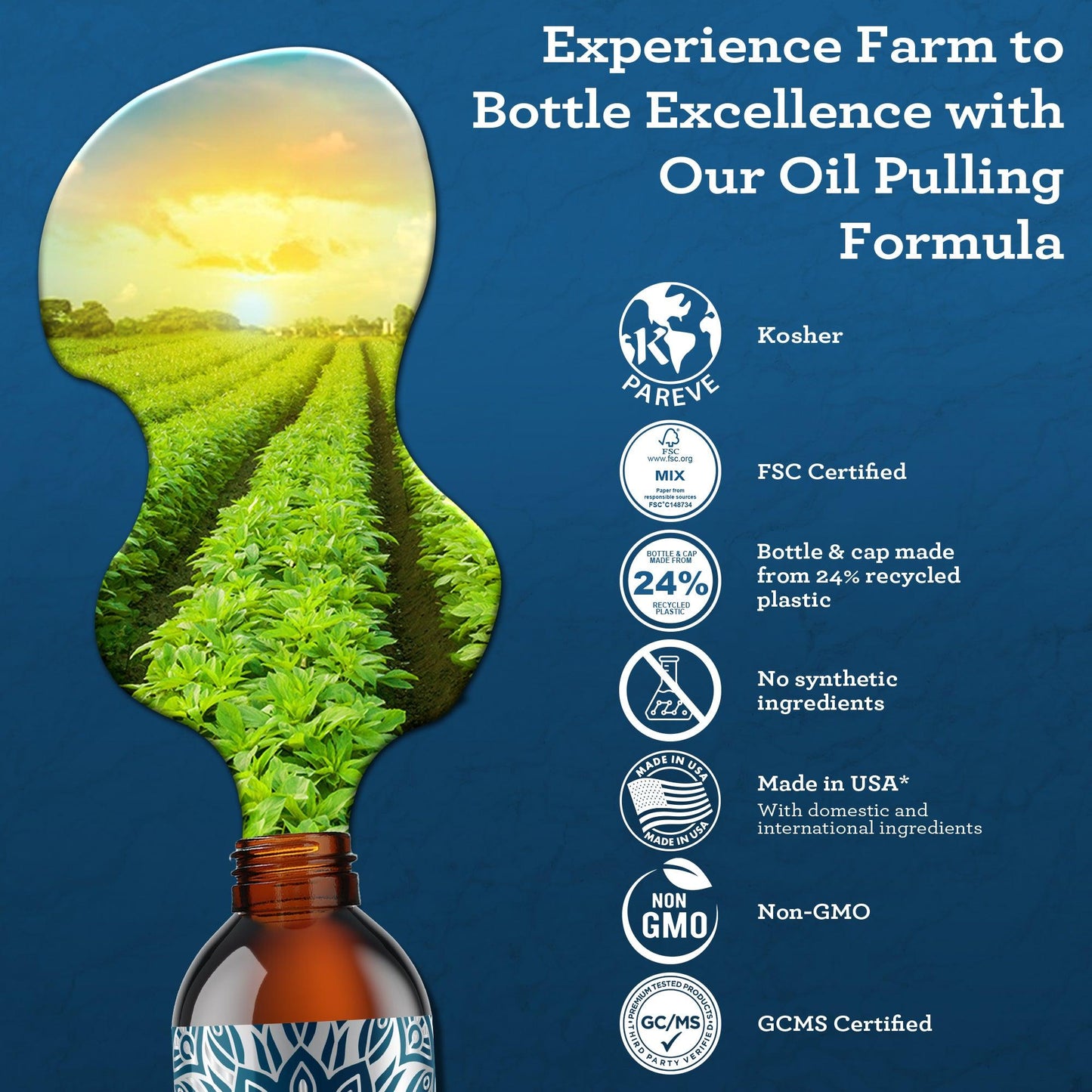 Advanced Formula Pulling Oil for Teeth & Gums, 8 Fl Oz - 3 Pk