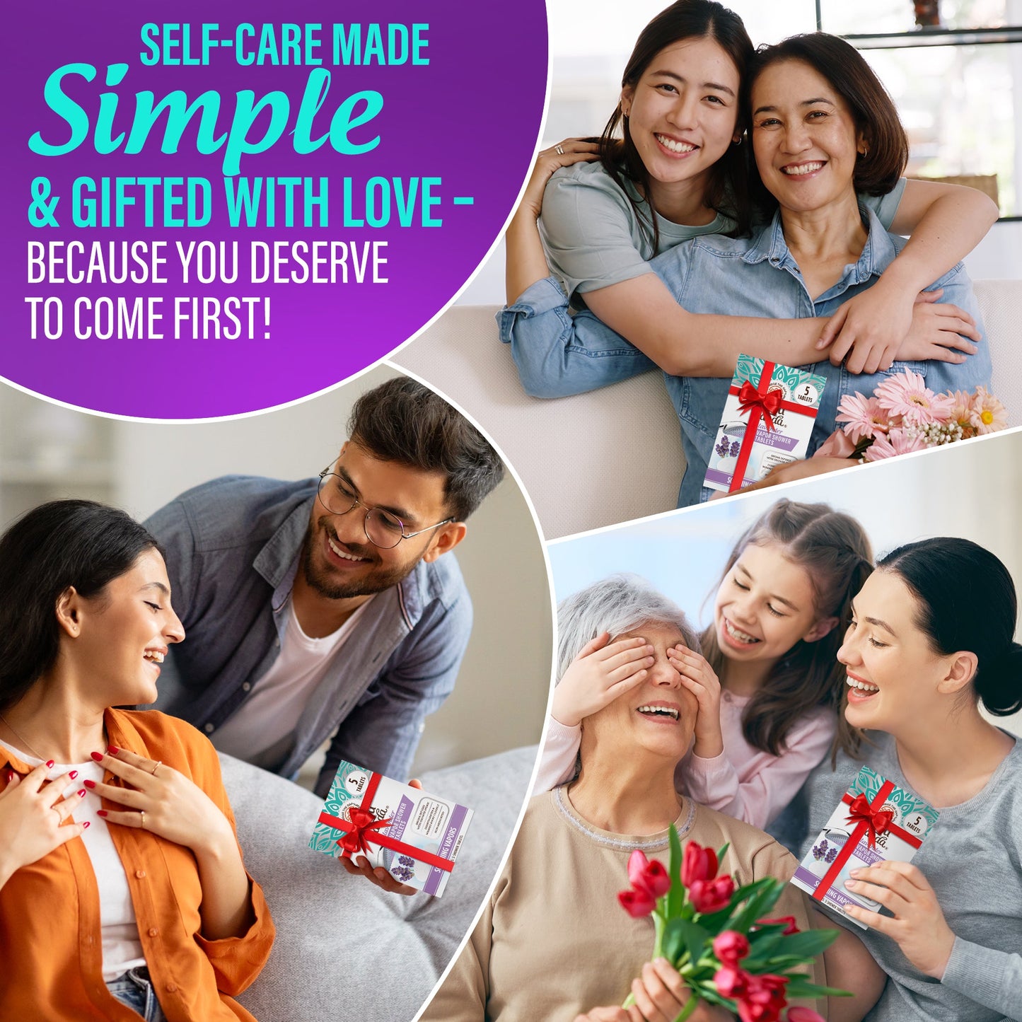 Lavender Vapor Shower Tablets - 5 Count