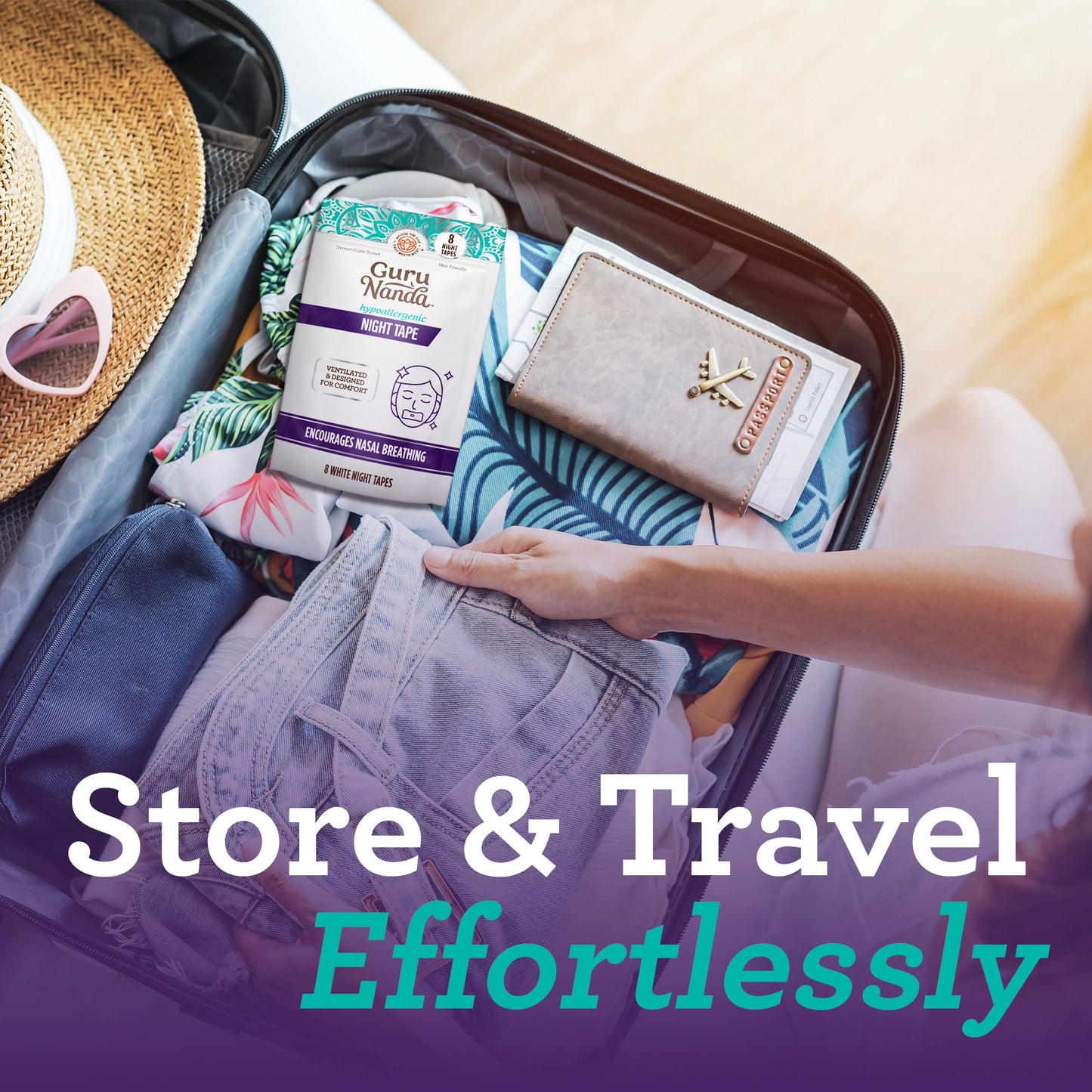 Night Tape - White - 8 Count