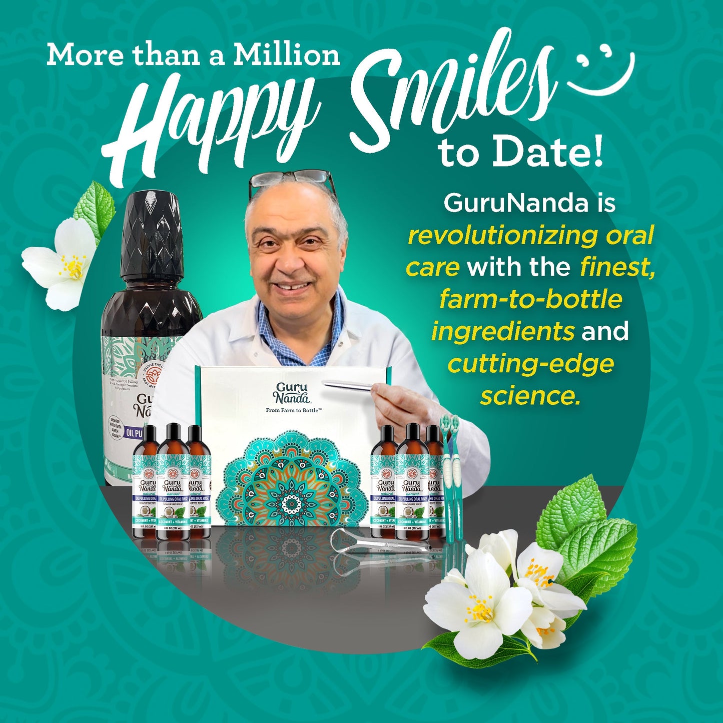 Cocomint Pulling Oil with 7 Essential Oils & Vitamins D3, E & K2, 8 oz