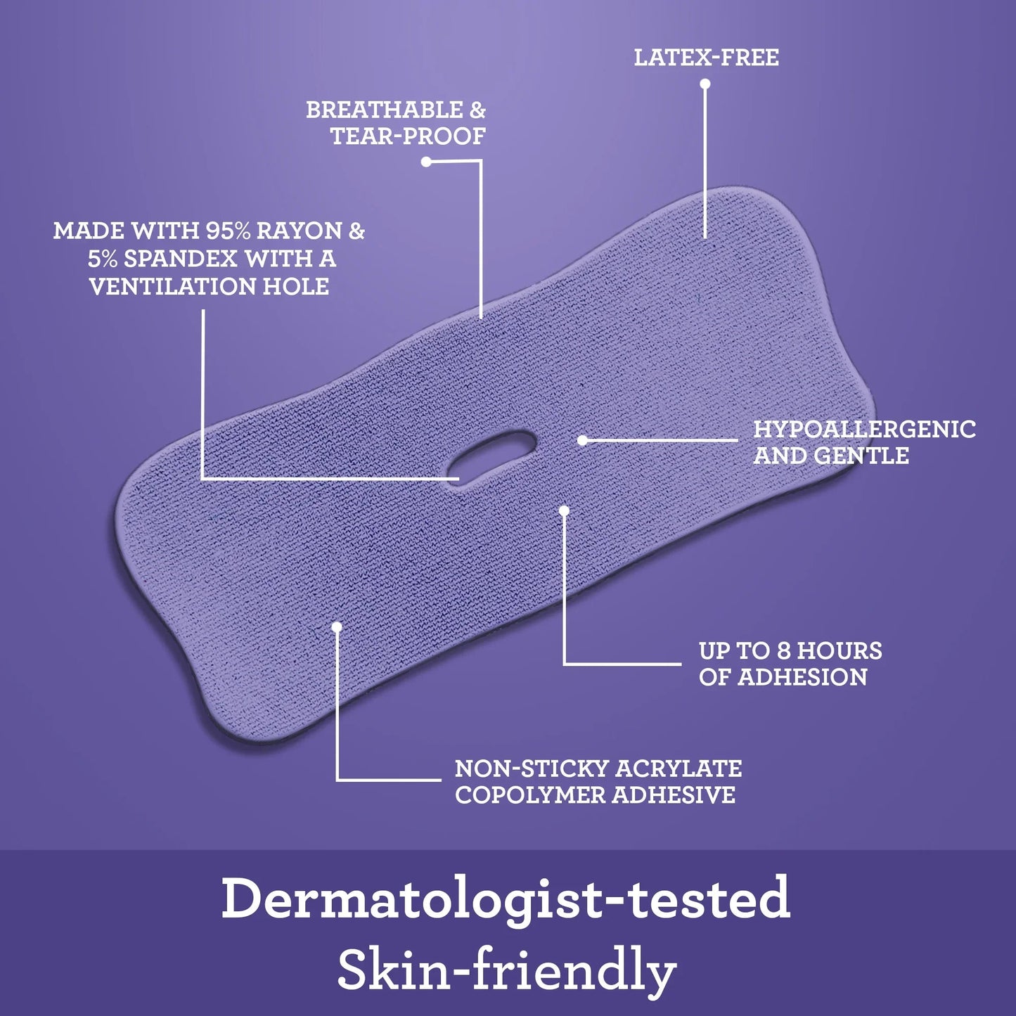 Lavender Infused Mouth Tape - 60 Count